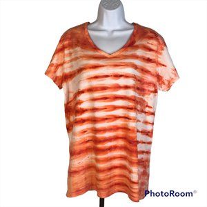 Women's Tie-Dye S/S V-Neck T-Shirt | X-Large